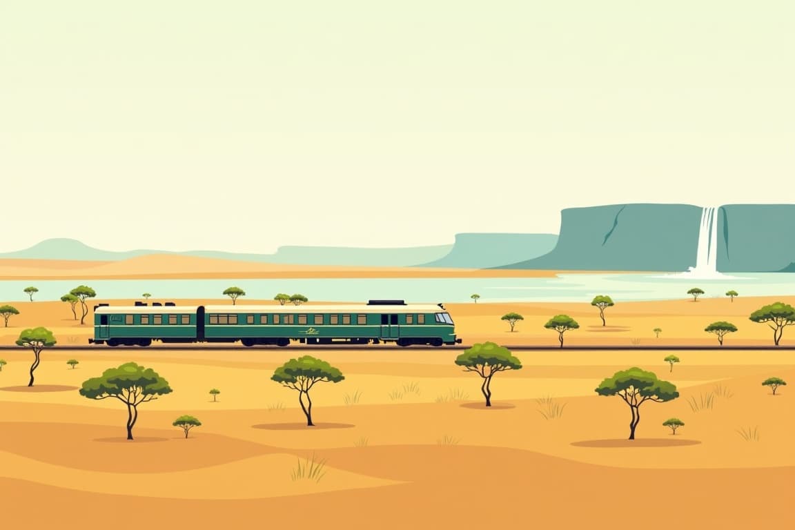Illustration of Rovos Rail : Pretoria - Victoria Falls